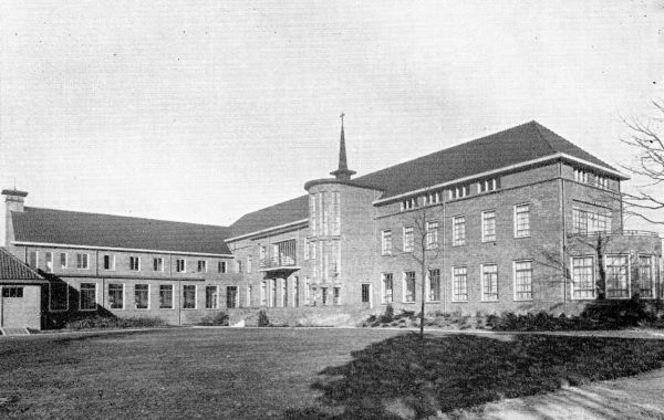 achterzijde hoofdgebouw 1939